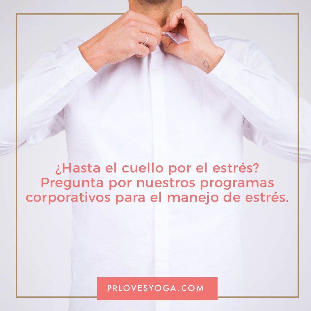 PRLovesYoga's tweet photo. Estamos listos para ayudar a que tu equipo de trabajo recupere la calma y el enfoque. 
info@prlovesyoga.com https://t.co/CSOXiWb9Lx