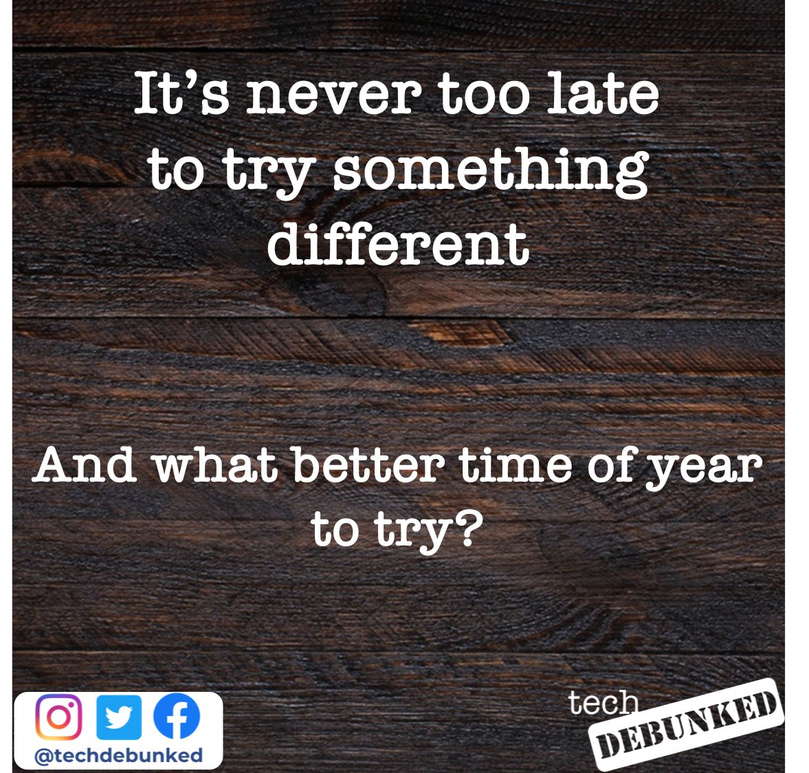 techdebunked's tweet image. Let 2020 be the year you take back control of your online life.
A great excuse to change old habits - be more mindful of the personal information you share - either on social media or with companies you &quot;trust&quot;.⁠
⁠
#happynewyear #relax #mindfulness #refresh #online #security