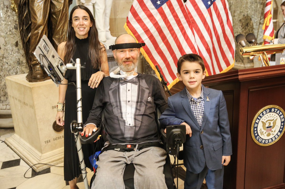 At the Capitol for the Congressional Gold Medal Ceremony in honor of <a href="/SteveGleason/">Steve Gleason - "Live Impossible"</a>! ⚜️