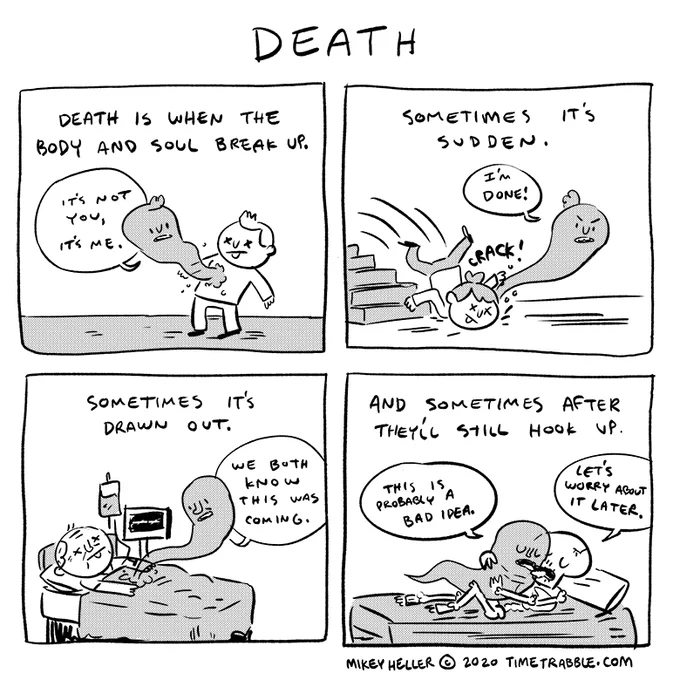 i drew a comic about DEATH 