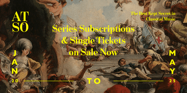 Our friends at the Associates of the Toronto Symphony Orchestra (ATSO) are back for their 47th season of chamber music featuring TSO musicians. Join TSO artists Shane Kim, Clare Semes &amp; Theresa Rudolph for the first of five concerts on Jan 20 -> associates-tso.org