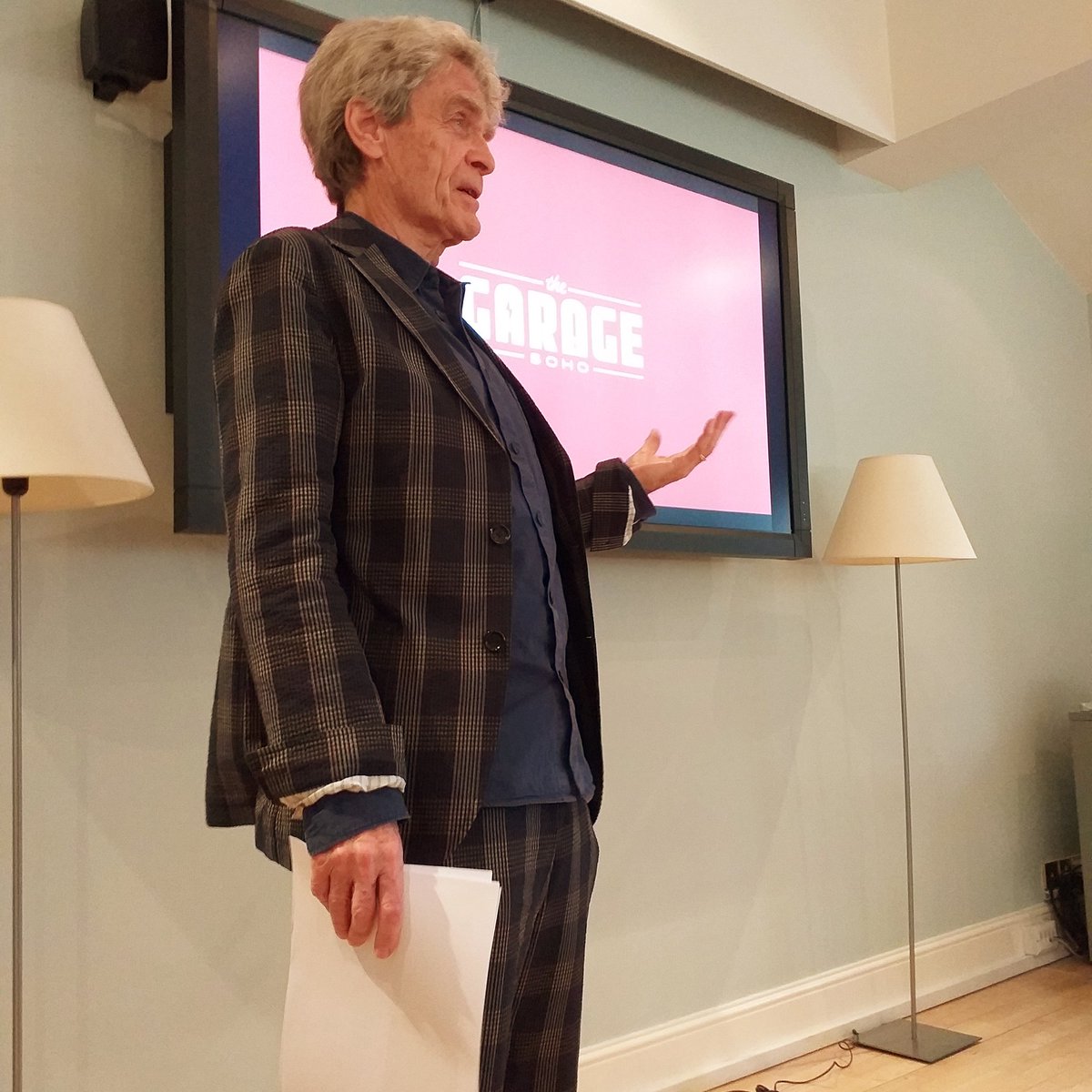 It's not every day you follow on from John Hegarty to make a presentation #ipa