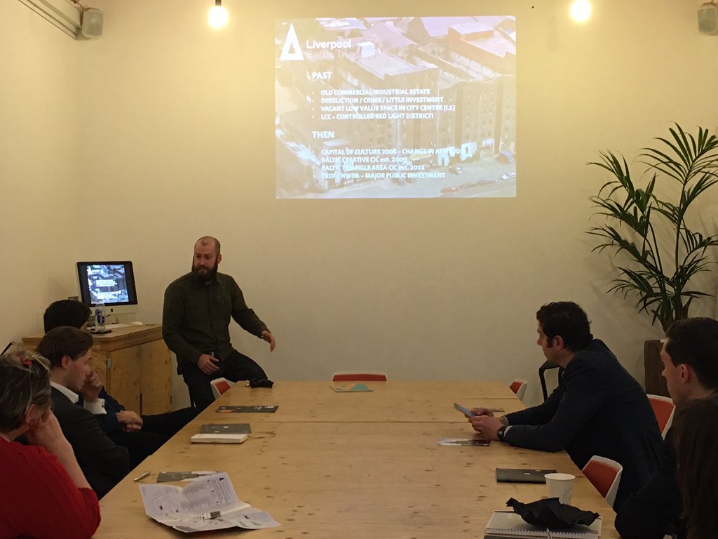 Chris Green, Operations manager of <a href="/balticcreative/">Baltic Creative CIC</a> introducing <a href="/hmtreasury/">HM Treasury</a> to the <a href="/baltictriangle/">Baltic Triangle</a> and new the amazing transistoon from low investment and high crime to a clean, safe space to house start-ups and innovation <a href="/RedNinjaStudios/">Red Ninja Studios</a> <a href="/notworknicola/">dr nicola headlam</a>