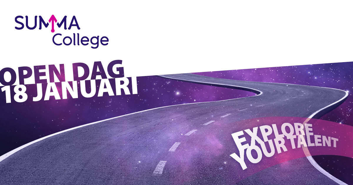 summacollege's tweet photo. Is uw kind op zoek naar een mbo-opleiding? Kom dan op zaterdag 18 januari 2020 naar onze open dag. Meer info: https://t.co/W3BJXeFscW https://t.co/lQbiFcuIVS