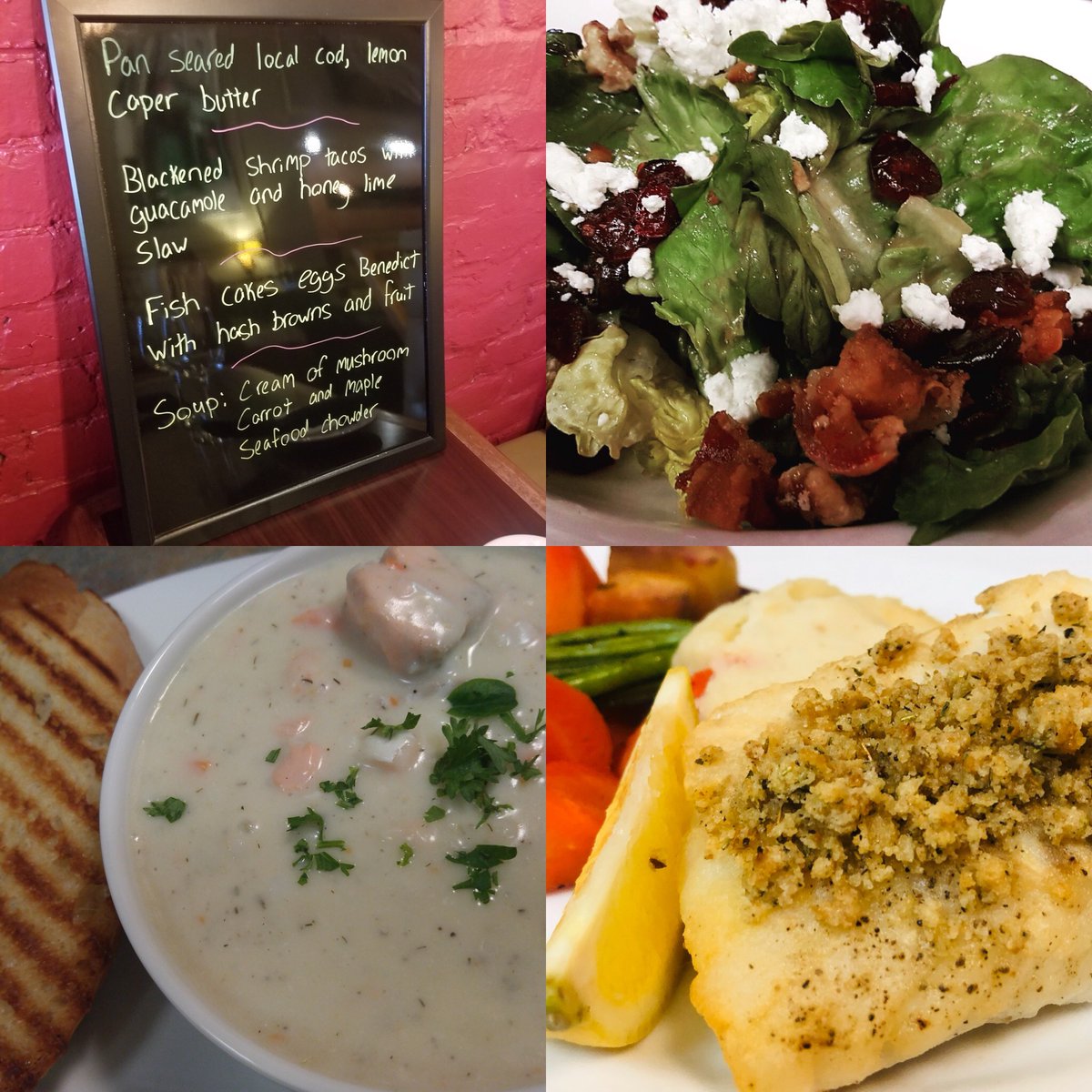 Olivers160's tweet photo. Time for lunch? Time for Oliver’s! #eatfresh #eatlocal #nlcod #chowder #yyt @olivers160 https://t.co/3IWB1O3hHU