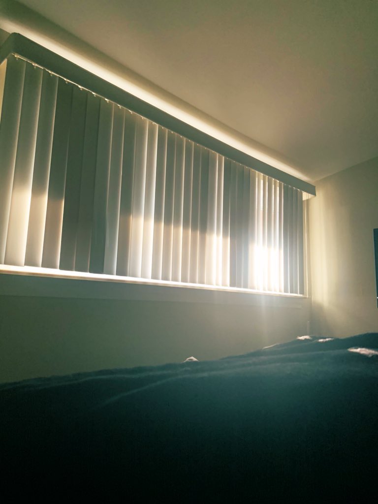 beckybecks0201's tweet photo. I just slept so damn hard for 11 hours just now and woke up to the sun coming through the blinds. 😊 I just realized I haven’t seen the sun in 6 days! ☀️ #hardworkingbitch https://t.co/UyshpX3He2