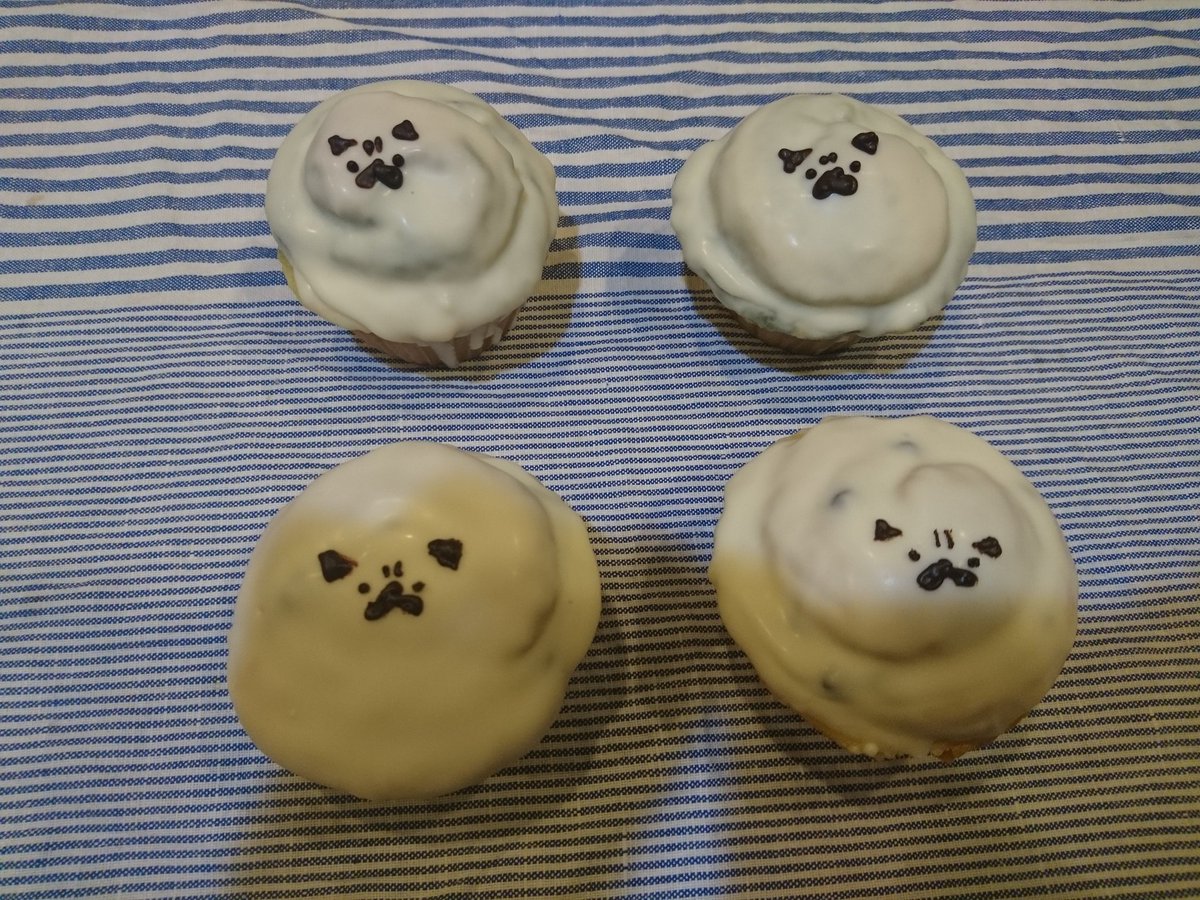 miwaka9317's tweet photo. 娘が一番好きなカップパグ。
やっぱり表情が難しい・・・
抹茶のルーレーとチョコチップのうずまきパンに、チョコづけしました。

#リアルいーすとけん 
#カップパグ
#サモメロン
#とさあんこ https://t.co/RTq1tjdv1s