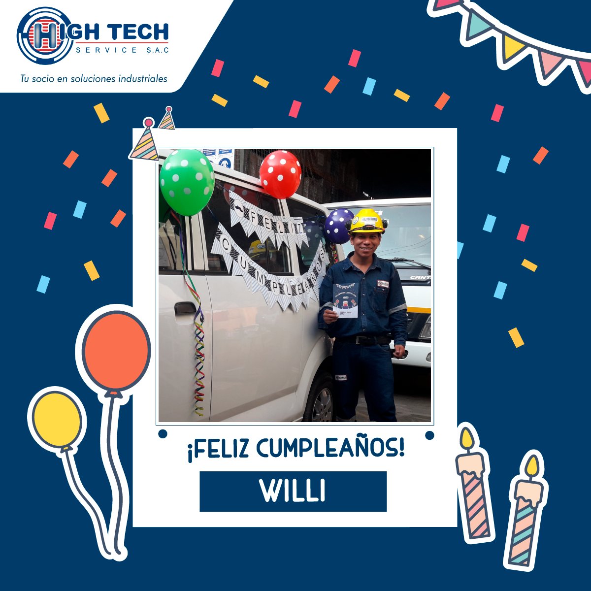 hightech_ser's tweet photo. La familia #HighTechService le brinda un afectuoso saludo de cumpleaños a Willi, nuestro encargado de reparto.
🥳 Deseándole que este día sea el comienzo de otro año de felicidad. 🎉 ¡Muchas felicidades!
#FelizMiercoles #BuenMiercoles #HappyBirthday https://t.co/4fi9yMMX5v