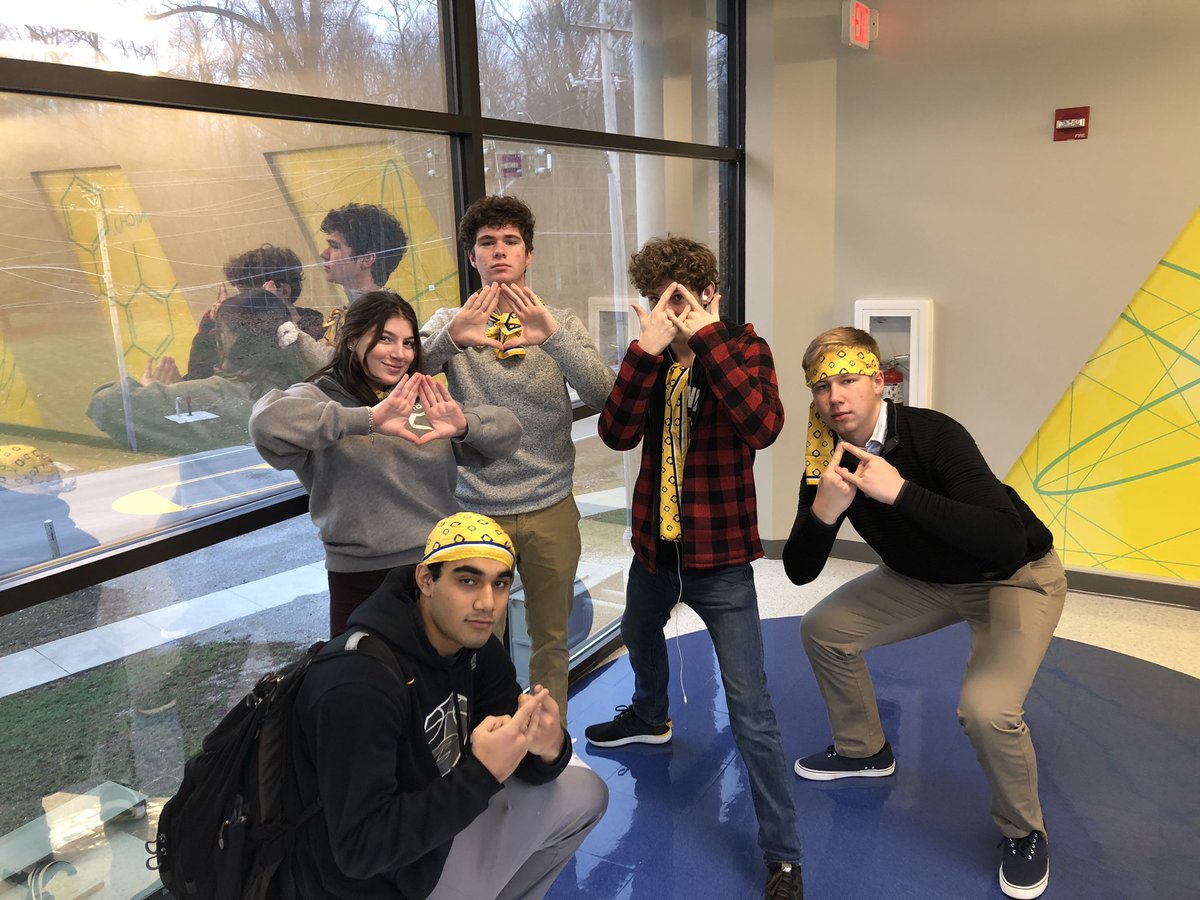 Clay_Stein5's tweet photo. @SycamoreDECA sporting the #decasquad we are taking it all this year #bringhometheglass @bryce_dippold @benjaminberke @ellabellaboo22 @YusufAl46395875 https://t.co/7j26aLY7FS