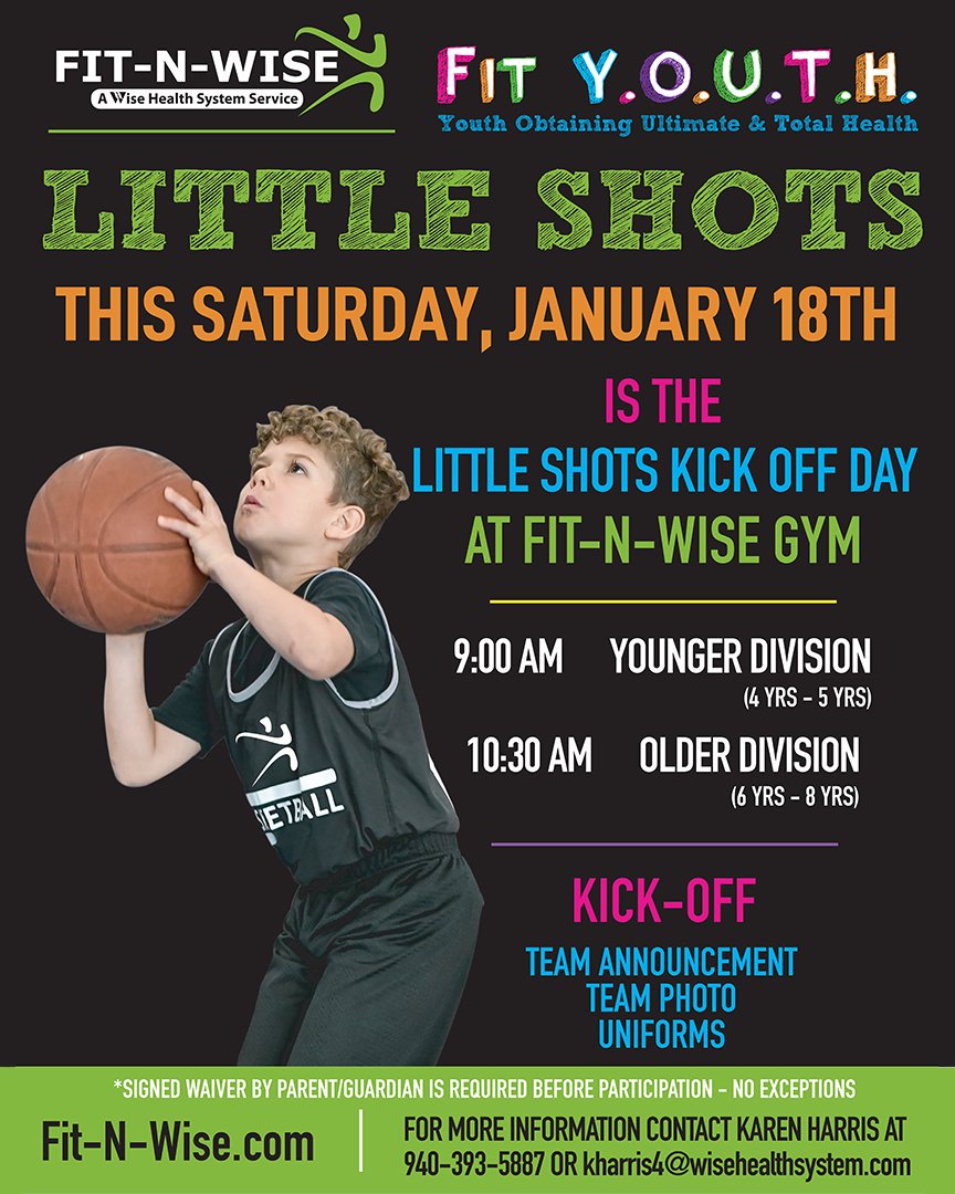 fitnwise's tweet image. Our Little Shots Kick Off has been rescheduled for THIS SATURDAY, January 18th! Keep an eye on this page as well as your emails for any updates regarding this event.
#LittleShots