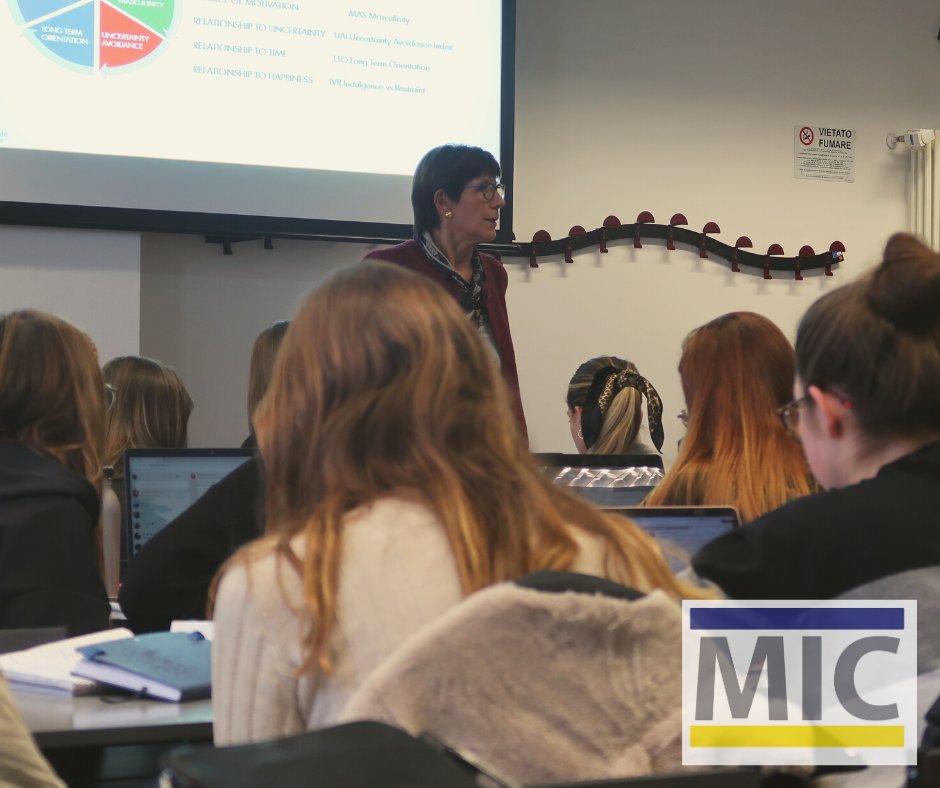 jointmic's tweet photo. MIC XI Students have arrived in Milan for their second trimester of study. We wish them all a very special experience.
Today, they have been welcomed by the MICRI students during the lesson dedicated to the interculturality held by Anna Paola Simonetti, from the Hofstede Insights https://t.co/1Kdo0e5sZM