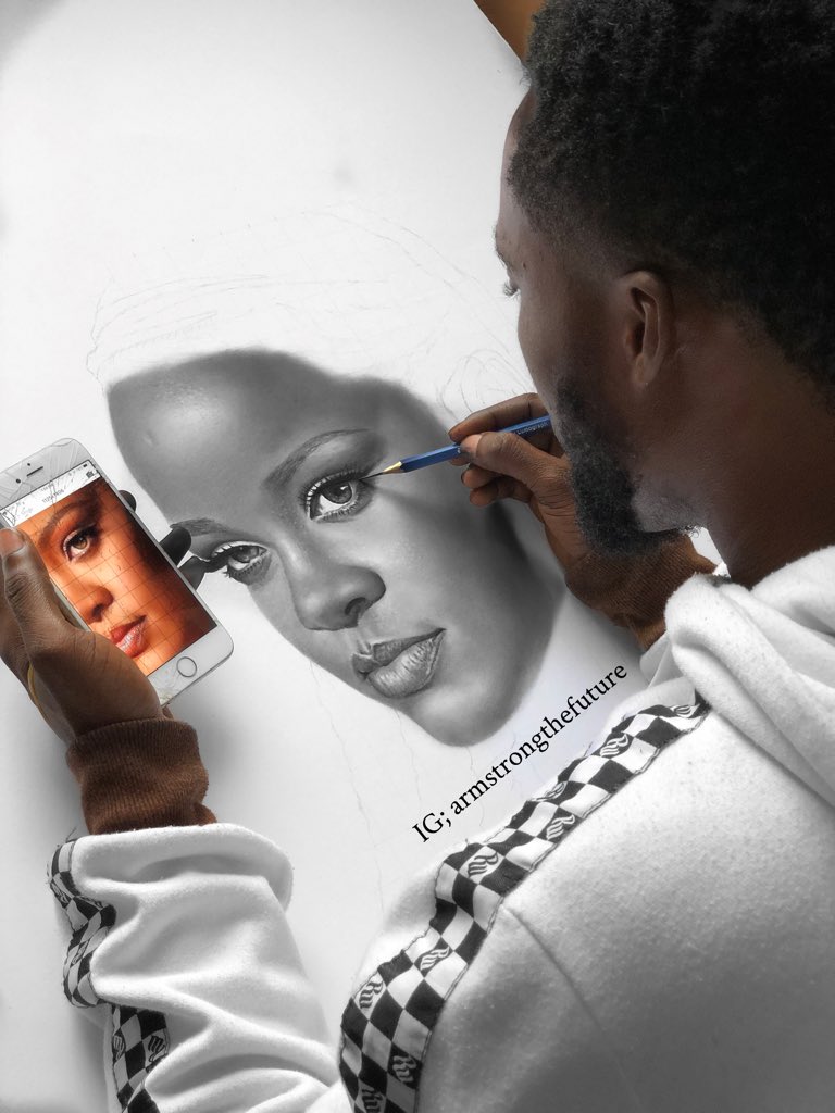 ATFart16's tweet photo. Ghanaian best pencil artist make a drawing of @rihanna #REALpencilART  

WhatsApp; +233542744123
Instagram; armstrongthefuture 
YouTube; ATF Drawing
Twitter; @ATFart16
#drawing #pencilaccademy #pencildrawing https://t.co/BZIPlax914