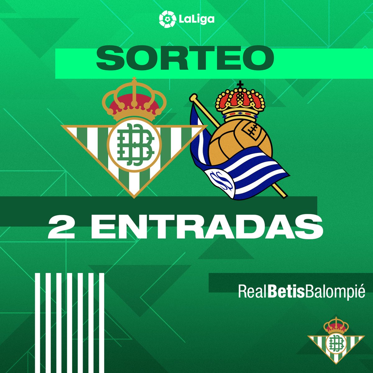 ¡No queremos que nadie se pierda el partido de este domingo! 🏟🏃‍♂️ ¡Sorteamos 2 entradas entre todos los que hagáis RT a esta publicación! 🔃👍