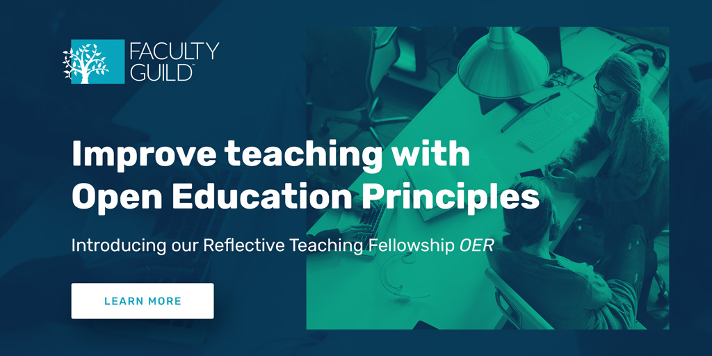facultyguild's tweet photo. Webinar — Thursday 1/30 @ 2 pm ET. We’ll talk about how to support your faculty who are teaching with Open Educational Resources and introduce our newest fellowship offering. #OER #highered #facdev #teachingsuccess Register today. https://t.co/c4sNctedl7 https://t.co/XrzZy2EdVZ