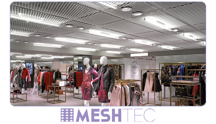 #DYK we also offer Mesh Ceiling panels. Check out <a href="/Harrods/">Harrods</a> fashion lab with our #Meshtec ~ contact us for more information ~ bit.ly/2TqLzbN
#design #metaldesign #architecture #architect #ceilingpanel #interior #harrods #mesh
