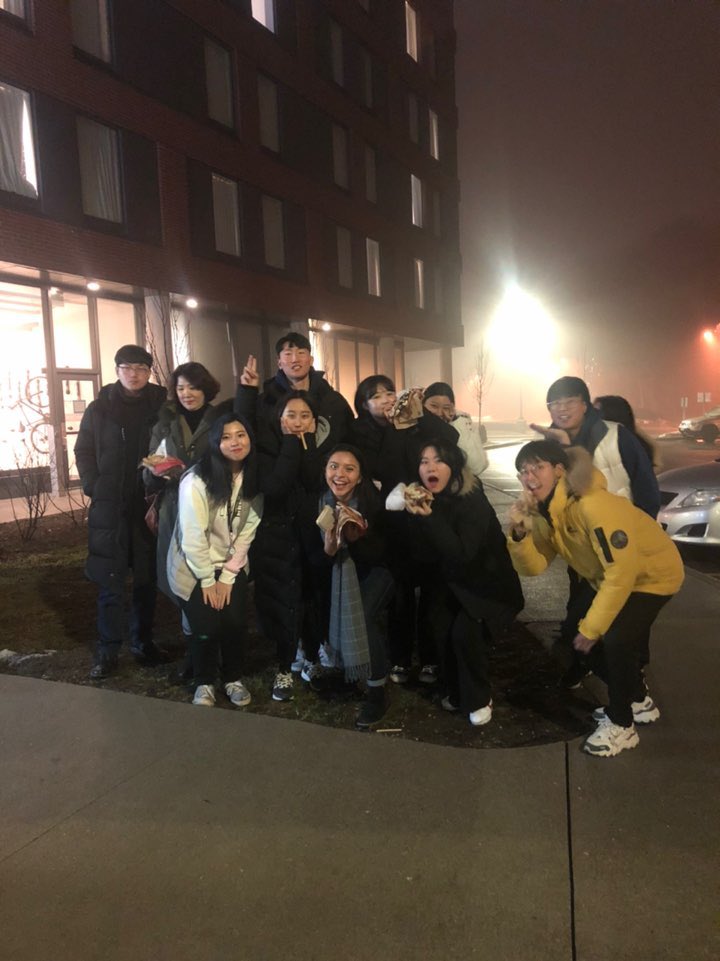 RenisonELI's tweet photo. Thanks for the fun time at the #FrostWeek festivities last weekend, @StJeromesUni!
Our #GeneralEnglishAtRenison students had a great time! ❄️ ⛄️ https://t.co/rEGvZmD8CH