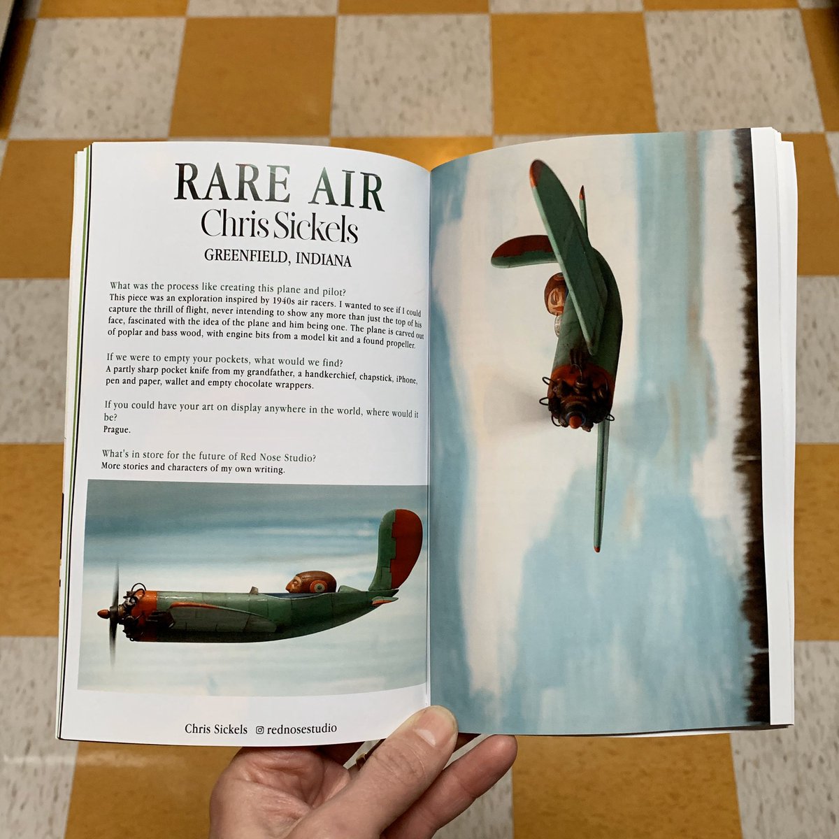 rednosestudio's tweet photo. Thanks to @neonpajamas for this little spread in @handcastlemag issue 3. The magazine is chock full of visuals, music, poems and interviews with the artists. Opening my mind to work way out of my spectrum, which makes for a good read. https://t.co/5yoDG0XLOa