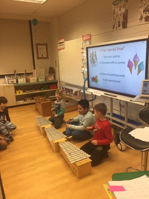 MDMusicSD735's tweet photo. 2nd graders learn about AB Form in music and share their own "Very Special Treat" creations with the class! @Skokie735 https://t.co/jCnvGfGg6N