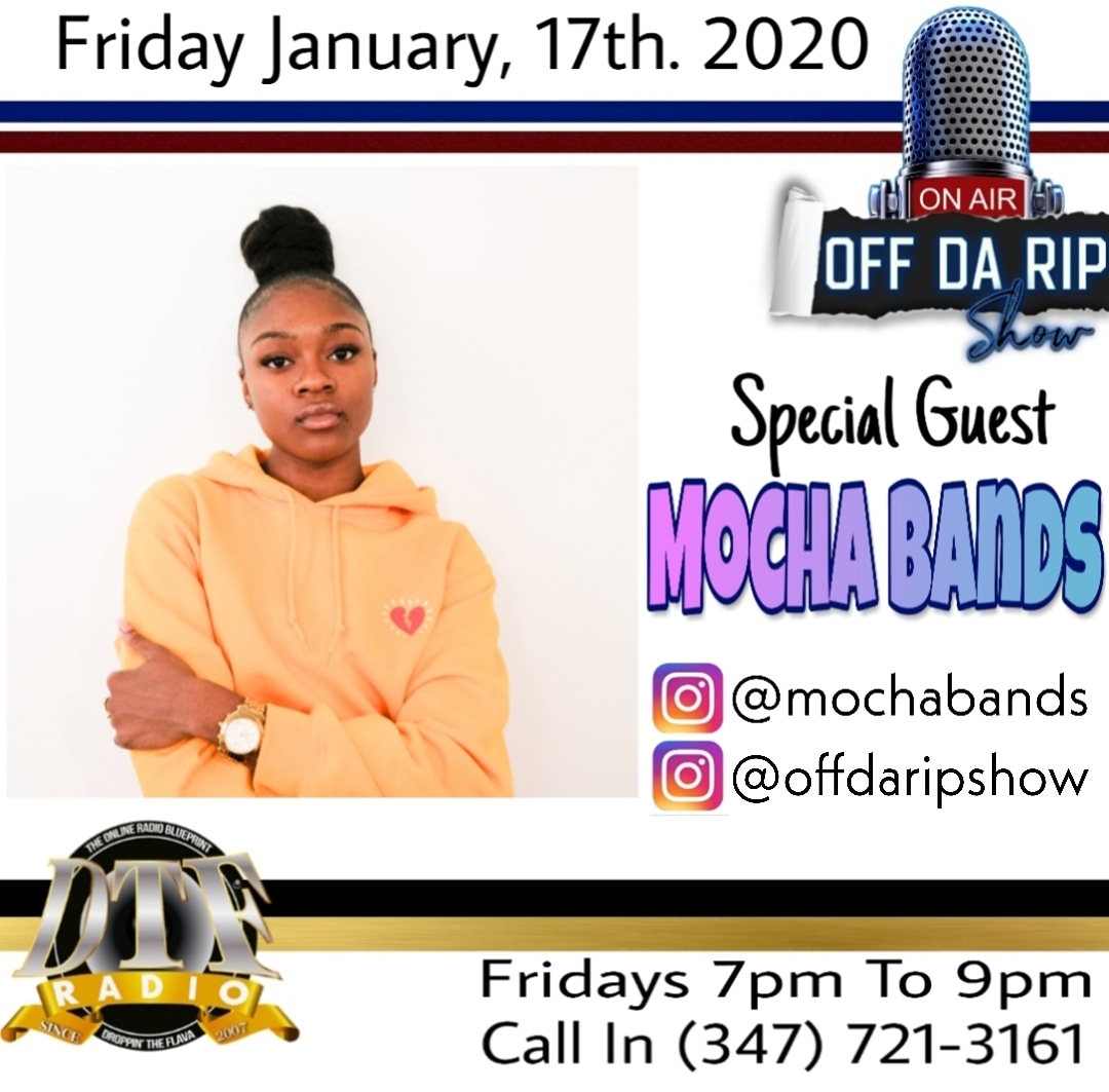Pyro713's tweet photo. This Friday January, 17th. 2020 @MochaBands will be in the building from 7pm to 9pm on The @OffDaRipShow with @Pyro713 @JESHAZE @DjDroop & @HotWaterz Download the @DTFRADIO app to tune in.
#DTFRadio #TheOnlineRadioBlueprint #OffDaRipShow #PyroDaArsonist #MochaBands https://t.co/l7eR8cmKUZ