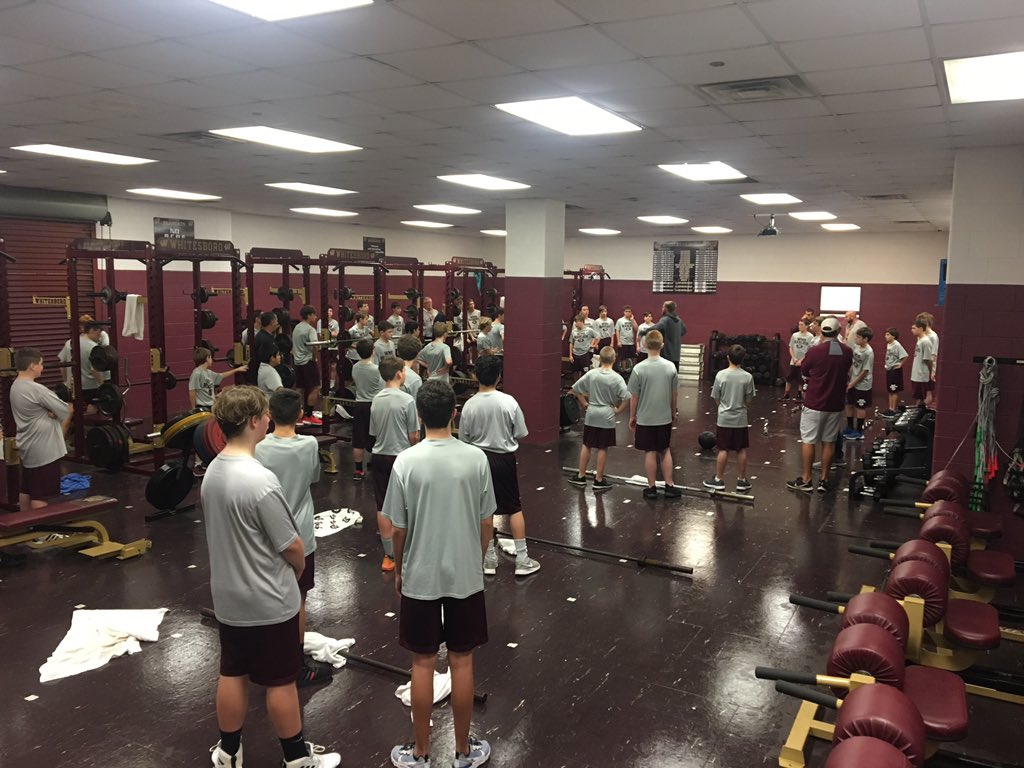 Coach_Fagan30's tweet photo. 71 more @WISDBearcats Middle School Boy Athletes getting ready to hit the weights! Itβs fun to see how far these guys have come in 5 short months, long way to go but well on our way! #BoroBuilding #BOROTUFF https://t.co/1YgrCoYayX