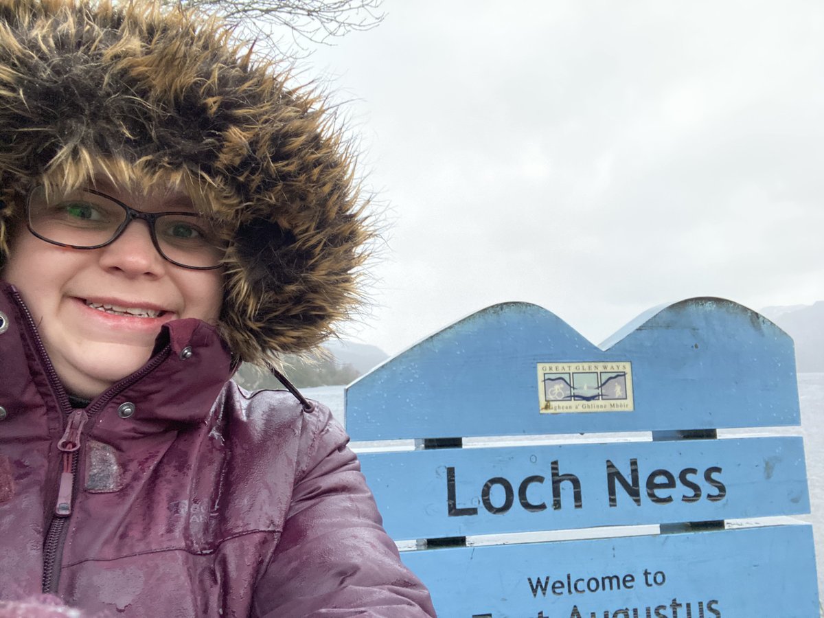 AuthCj's tweet photo. Cold and wet but made it to Loch Ness! #nessyhunt #Scotland #gethewriterout https://t.co/wvvpZ8mFFa