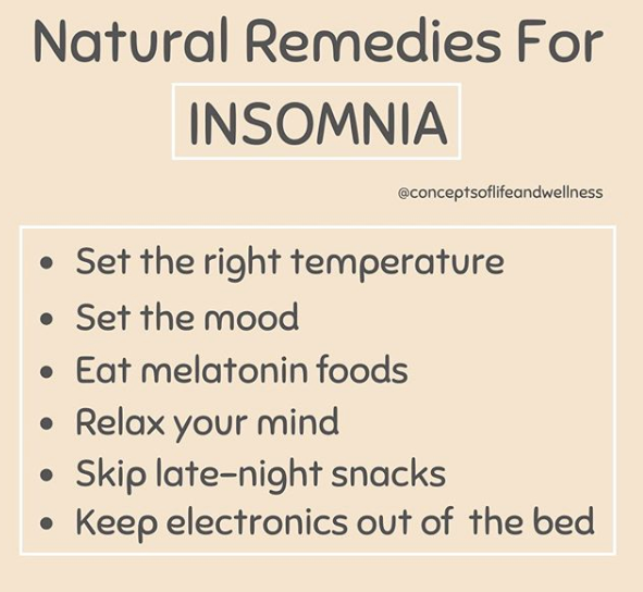 CWellnesss's tweet photo. Natural Remedies For #insomnia. #sleepproblems #holistichealth https://t.co/Ax0Vl6e4Bq