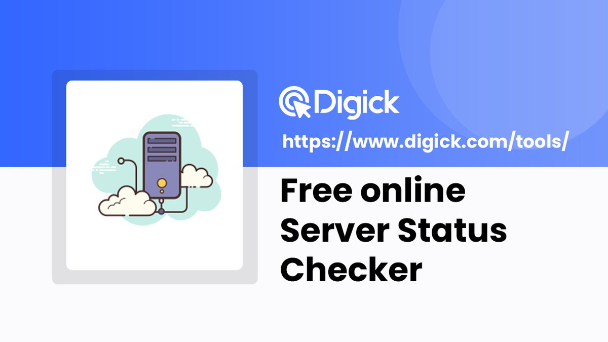 inboxezs's tweet photo. Check your website's HTTP Server Status code for free. Our Server status checker is easy to use and can check multiple URLs at the same time. #digick #digicktools #DigitalMarketing #SearchEngineOptimization #servers #socialmediamarketing #emailmarketing #SEO #isivakr https://t.co/NaN7dDI5mW