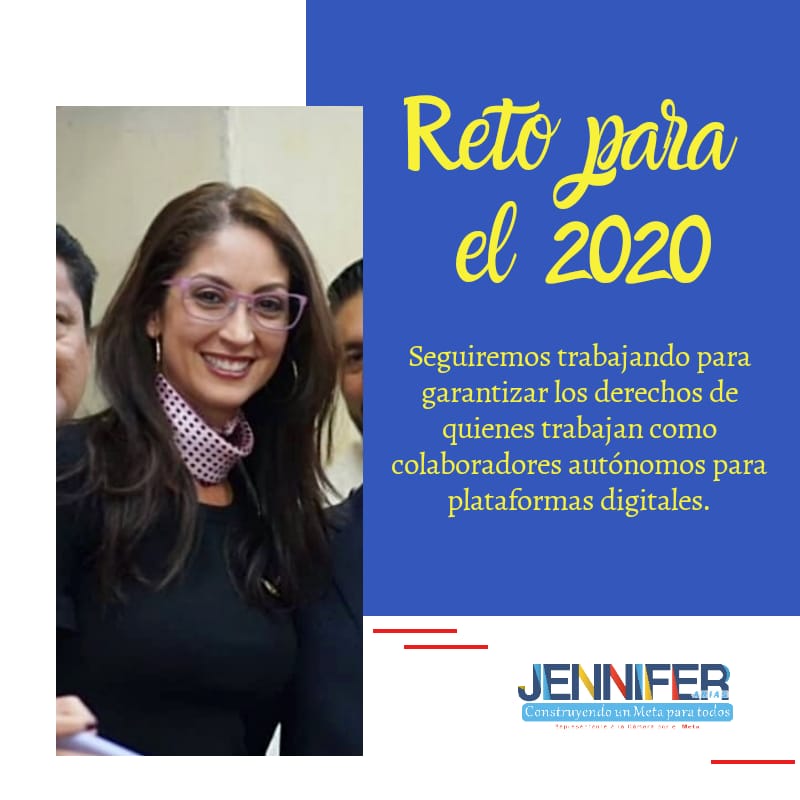 JenniferAriasF's tweet photo. En #2020 seguiremos trabajando para garantizar los derechos de quienes laboran como colaboradores autónomos para plataformas digitales. #EstamoListos https://t.co/RGueFb97vC