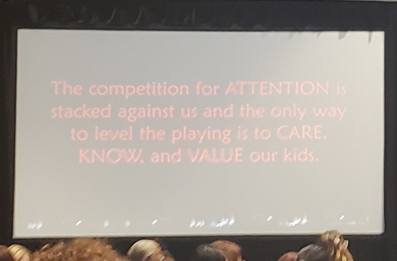 AndreaKrell's tweet photo. "At the end of the day it's relationships that are going to hold their attention." @MCUSDSupe #CogniaConnect https://t.co/TotR7EpxUa