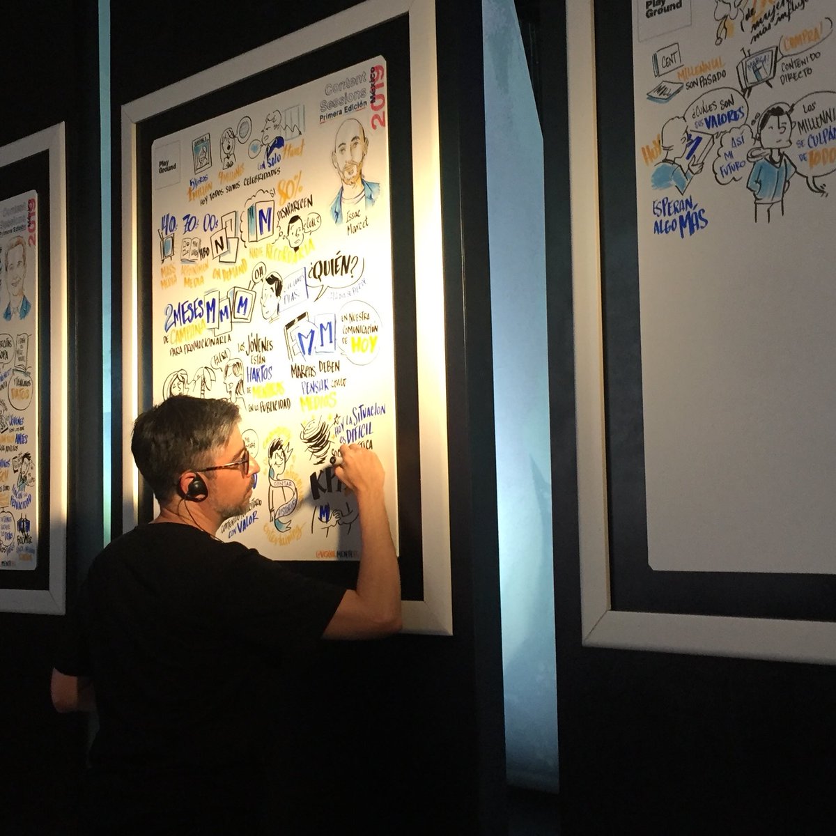 No siempre es fácil recordar todo lo que se expuso o las presentaciones les falta impacto
Bueno, nosotros te ayudamos contáctanos por mensaje directo aquí 
#visualthinking #graphicrecording #facilitaciografica #pensarvisualmente