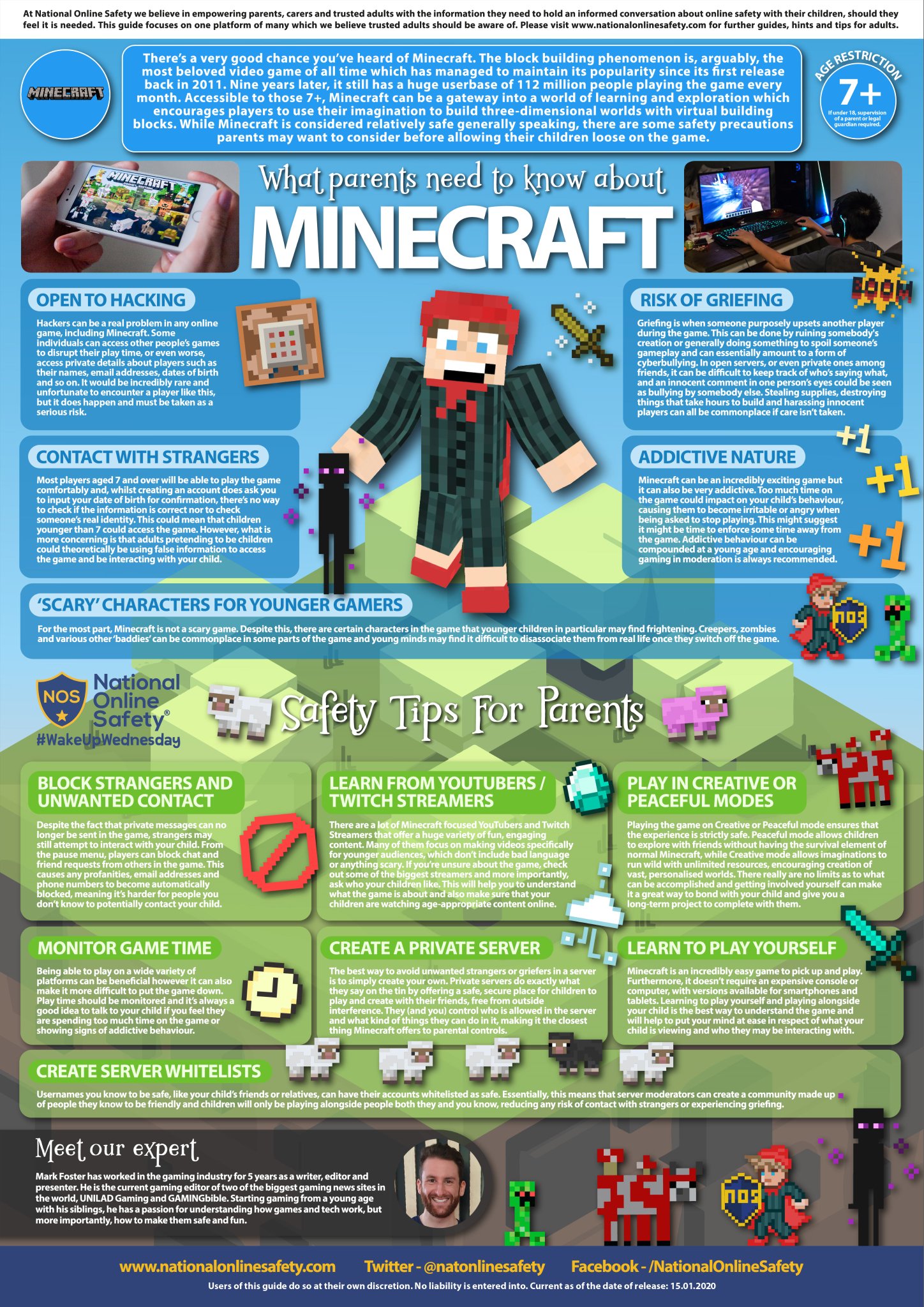 National Online Safety on X: The biggest-selling video game of all time  🏆😮 However, even the mighty Minecraft isn't totally immune to # OnlineSafety risks. Our updated #WakeUpWednesday guide brings trusted  adults the