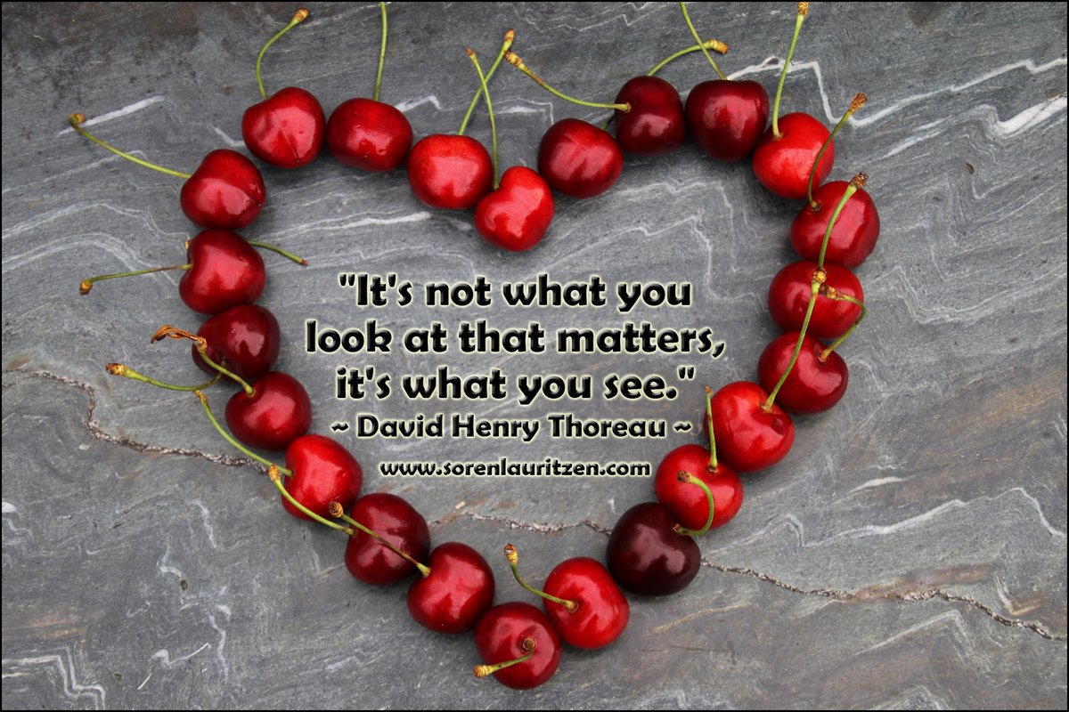"It's not what you look at that matters, it's what you see."
~ David Henry Thoreau ~

#lifequotes #quotestoliveby #inspiring #wisdom #truth