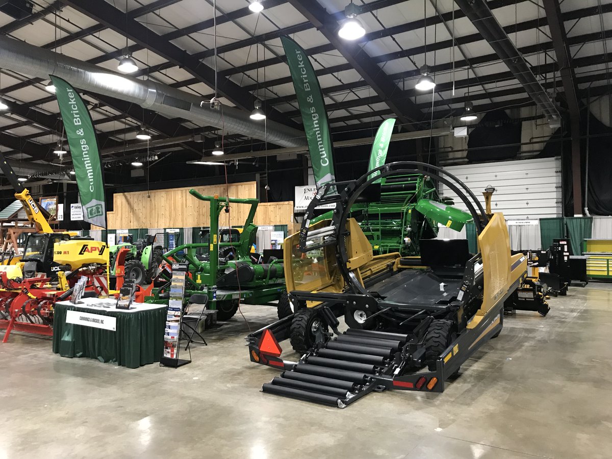 CummingsBricker's tweet photo. We're at the #VirginiaFarmShow till Friday. Stop by and enter our contest and kick some tires! https://t.co/Jg3iZuqZsA