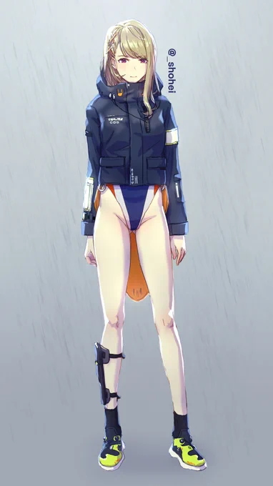 雨の多い都心部の平均的な普段着 