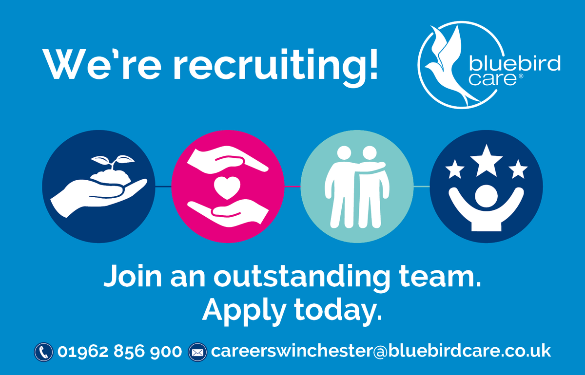 BluebirdCareWin's tweet image. New year, new career! If you're looking for a rewarding change of career, we've got just the thing! 

We're now recruiting for new and experienced Care Assistants to join our outstanding team. Follow the link to apply today: bit.ly/outstandingcar… #carecareer #careerde ...