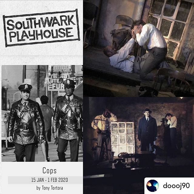 Repost from our own @doooj90 • Had a great time coordinating the violence with the team working on ‘Cops’ - opening at <a href="/swkplay/">Southwark Playhouse</a> tonight! Great cast, director and production team. Looking forward to seeing it up and running. #theatre #london #fightdir… ift.tt/30omUG1
