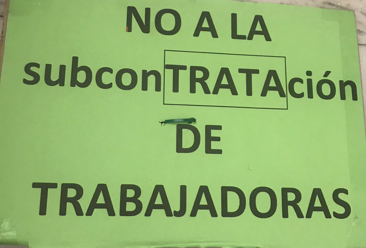 En breve nos vemos frente al hotel <a href="/Olivia_Balmes/">Olivia Balmes Hotel</a> para  reclamar nuestros derechos laborales 
¡Si tocan a una nos tocan a todas! 👭👫👬
#LeyKelly
#LasKellysEnPlantilla✊🏽💚