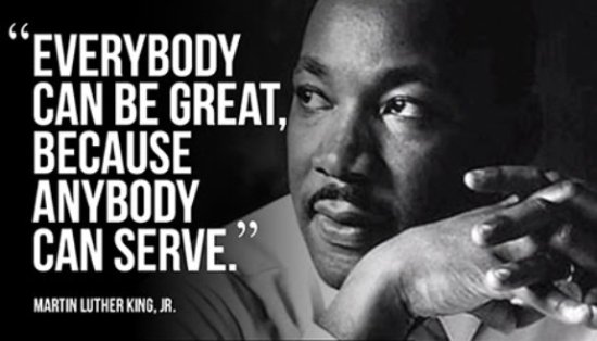 Drkathrynwash7's tweet photo. Aspiring Leaders..."Everybody can be great, because anybody can serve." ~ Martin Luther King, Jr.
#tepsatuesday on Wednesday!
Happy Birthday MLK!🥳

#WeLeadTX #WeAreLU https://t.co/e2BhHAc3Uv