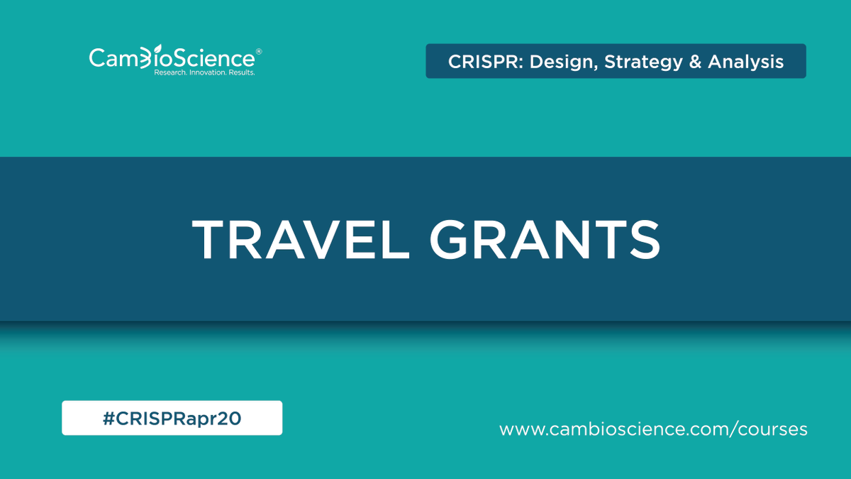 CamBioScience's tweet photo. Clare Benson obtained a travel grant from the Genetics Society to attend the @CamBioScience CRISPR course in October 2019. Learn more here: https://t.co/FMDgNhKgjI
#travelgrants #phd #postdoc #Lab #Lifescience #CRISPR #CamBioScience https://t.co/xU4pL7RCwj
