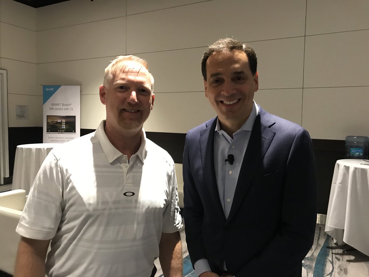 Giving Daniel Pink an Oxford pep-talk before his keynote this morning.  #FETC2020