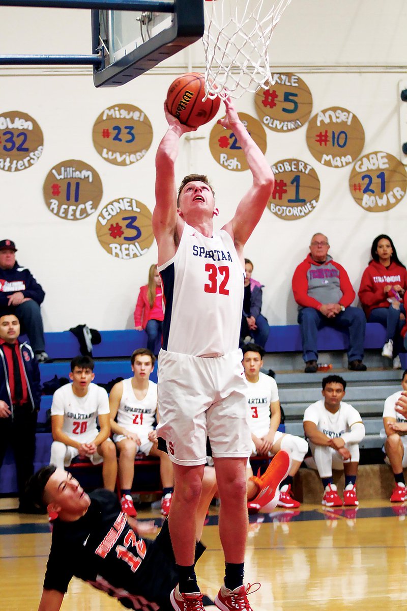 TheSunGazette's tweet image. Boys Basketball: Spartans cruise past Tigers in victory | @Jerm_10 #StrathmoreCA #WoodlakeCA thesungazette.com/article/sports…