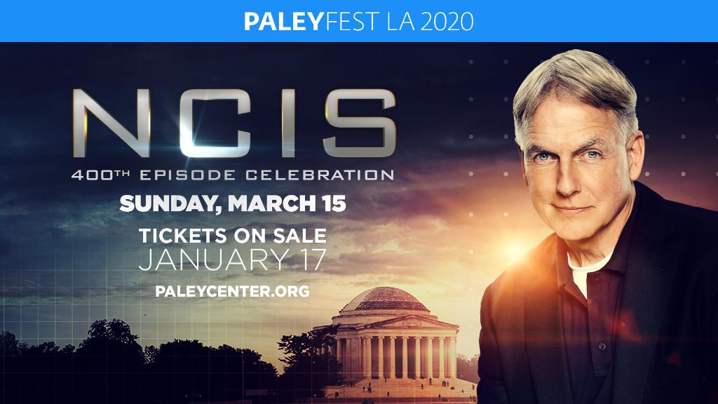 Kicking off celebrating the 400th episode of #NCIS with a #PaleyFestLA panel on March 15! More info here: spr.ly/60101jnqs