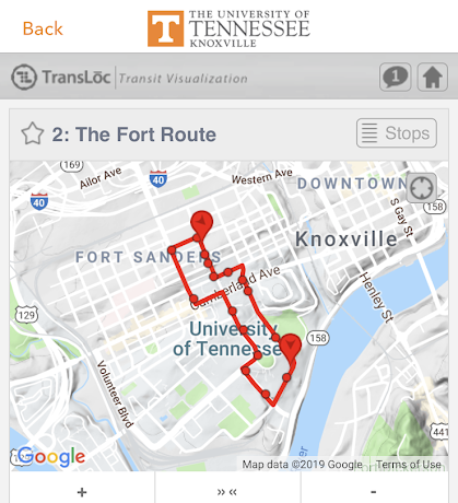 UTPolice's tweet photo. Would you like to see a live T-Link shuttle map?  You can with @LiveSafe app. Download the app now or find out more at https://t.co/XtnH8isTFY #VolSafety #WednesdayWisdom #UTK https://t.co/RNu9nOGUG7