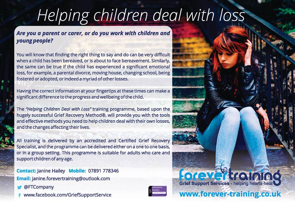 Parent, carer, #teacher or working with young people? Read about our training programme for children experiencing loss