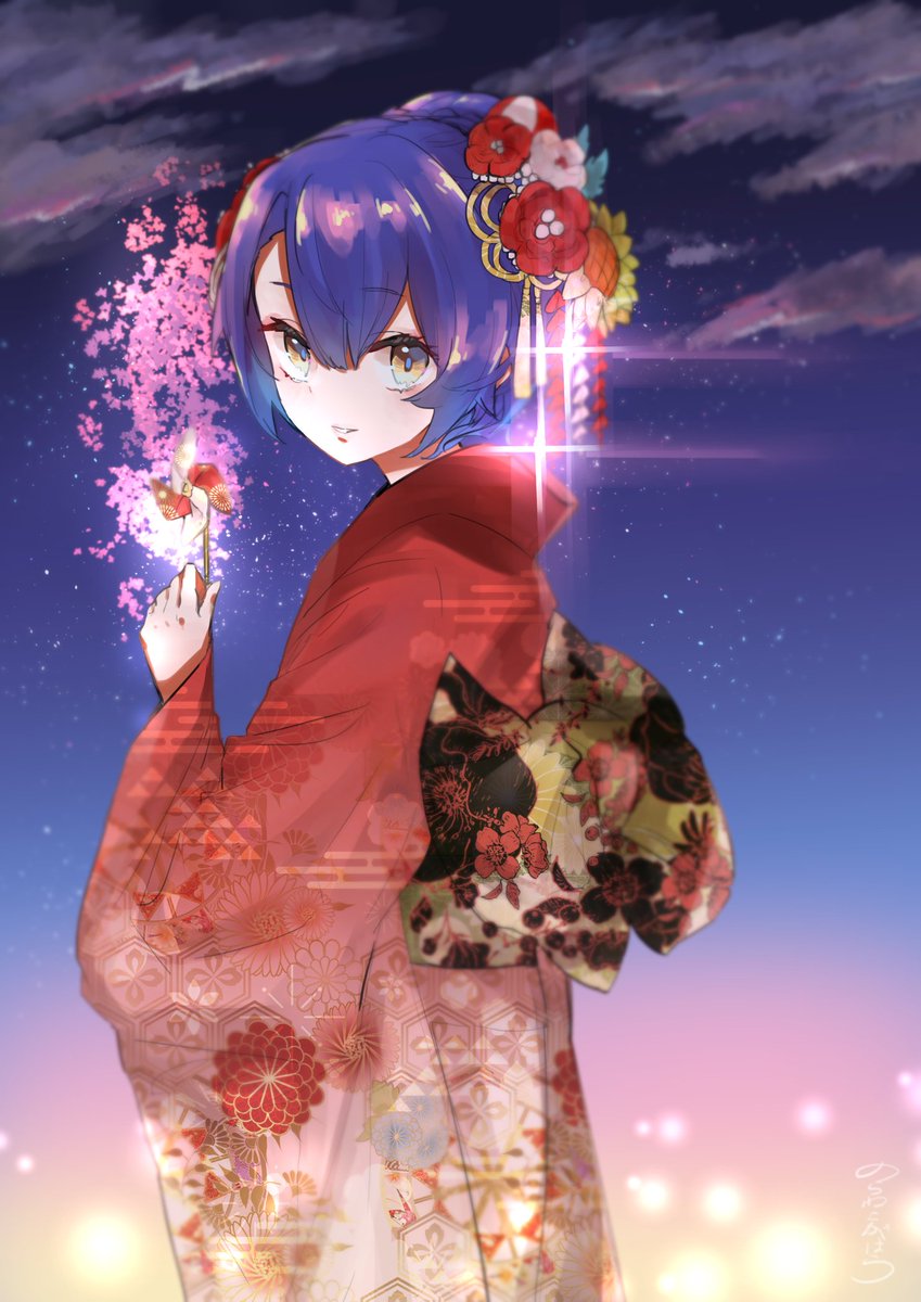 Hero Art 皆守ひいろちゃんへ 野良猫ヶ原 7月19日まで療養しますのイラスト