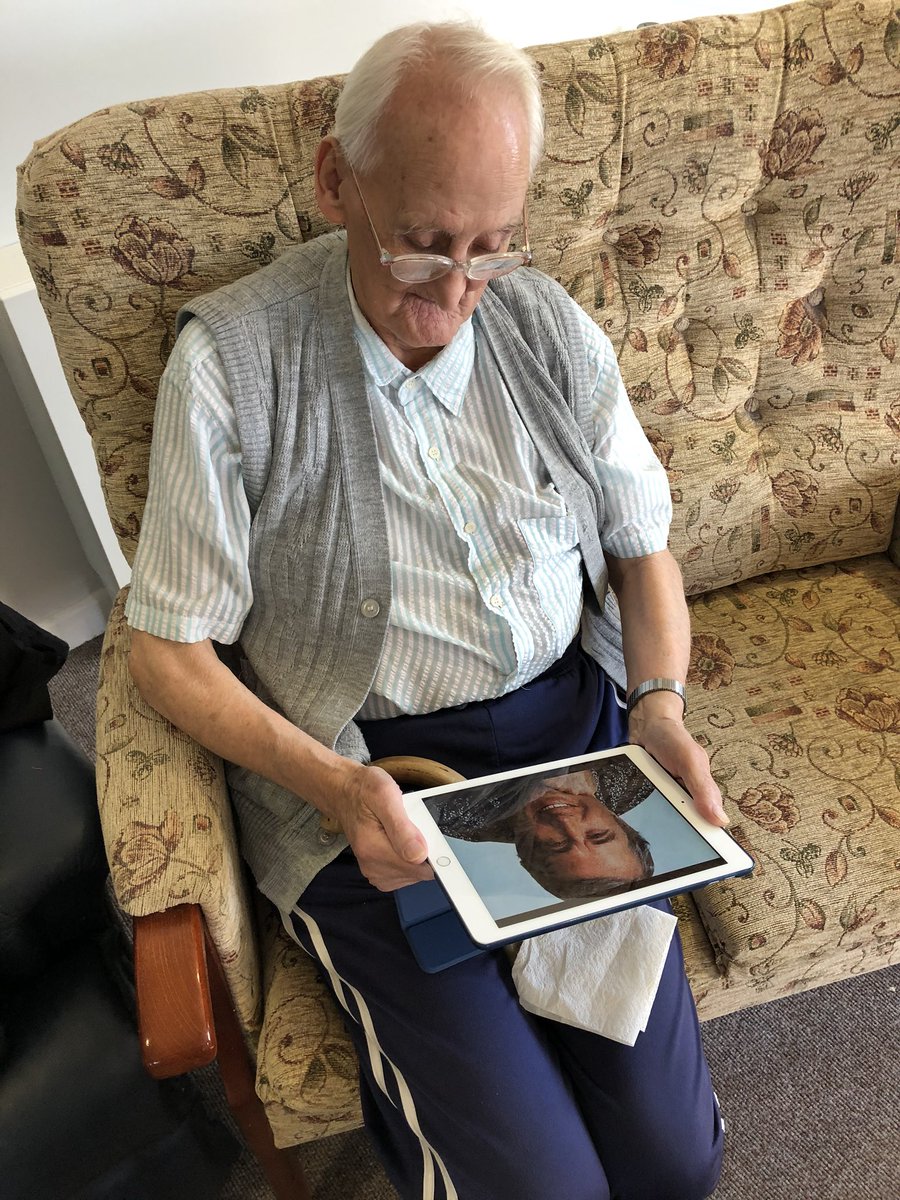 MikeOHaraDIW's tweet photo. Another great inspiring digital session at Canolfan Meugan/Cardigan Day Centre this morning! One lady who had lost her sight was particularly impressed with Alexa. @Mhickin1 @CeredigionCC @alexa99 @DC_Wales @SocialCareWales #digitalinclusion #TechForGood #inspiringdigital #VR https://t.co/jWcoVKOCKf