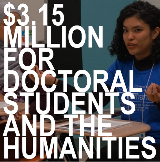 HASTAC's tweet photo. 🎉Big, BIG news!!! The Graduate Center has won a $3.15M grant from @MellonFdn to expand the CUNY Humanities Alliance @CUNYhums! In the program, doctoral students support #humanities education at #CommunityColleges Learn more here: https://t.co/UEHcqUFniG #humsCC #Fight4Edu #CUNY https://t.co/R4aott86wy