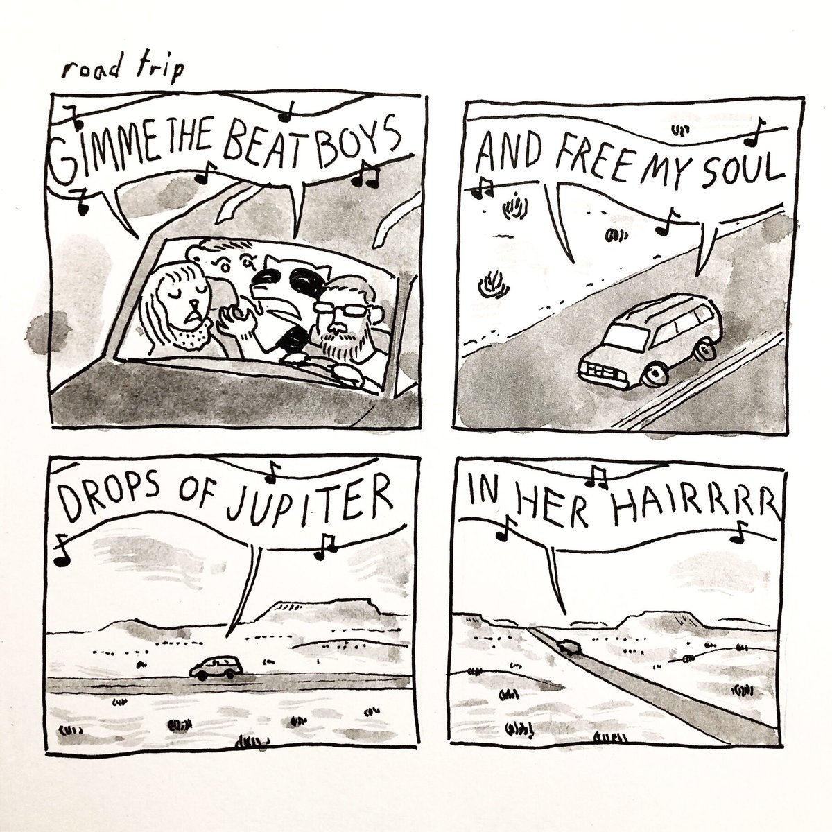 here are some excerpts from my birthday road trip. i'm 30 today, baby 