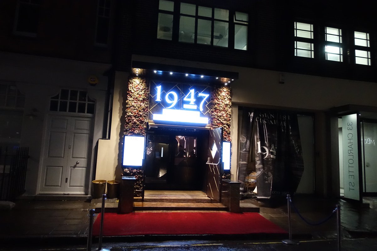 wyahaw's tweet photo. Coming up: highlights of my meal at the new Indian restaurant 1947 London, just off Charlotte Street. https://t.co/uBztR804g8