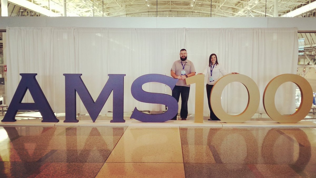 shyftsolutions's tweet photo. Day 3! The @ametsoc conference has been a great opportunity for Shyft to advertise our new weather exchange product and meet potential collaborators. Check it out at https://t.co/oWfg7fNe47 or stop by booth 441. Looking forward to the last two days. #ams100 #wxchange #getshyfty https://t.co/T92jdmwLCO